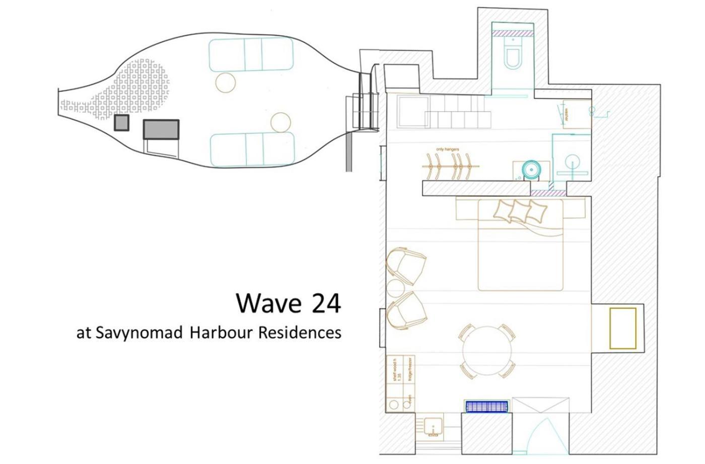 Wave 24 Savynomad Harbour & Private Cave Holiday home