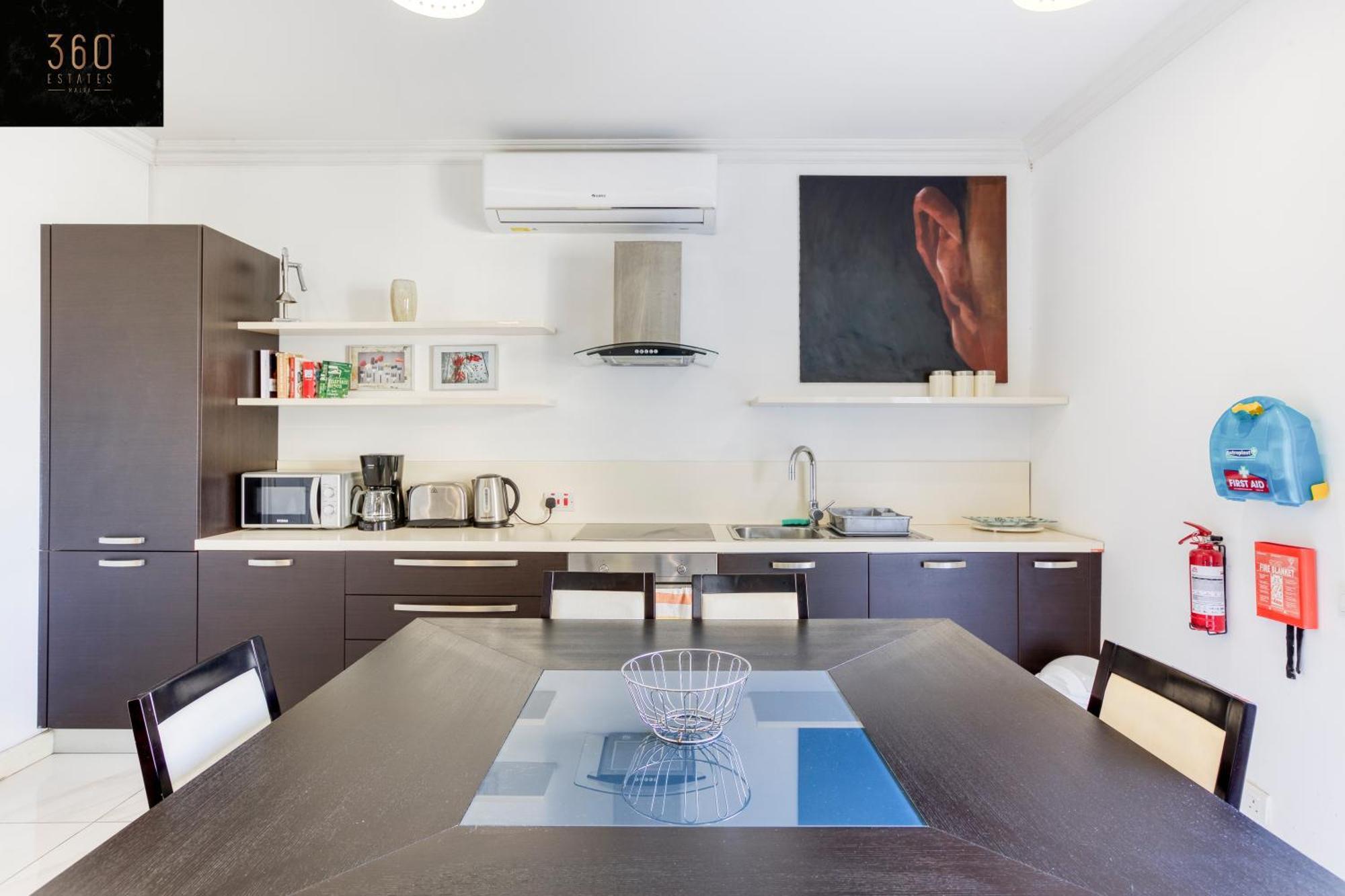 A 1br Stylish, Fully Equipped In The Capital By 360 Estates Apartment *