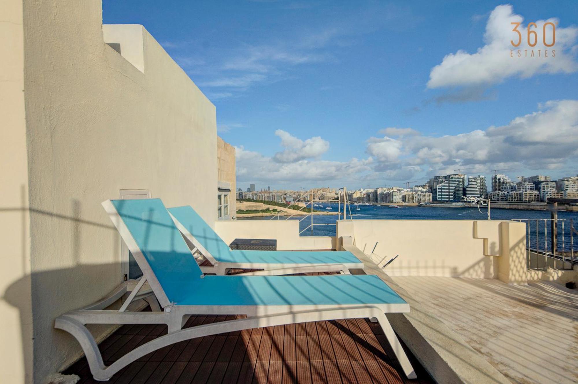 Apartment Duplex Penthouse In With Terrace Views By 360 Estates Valletta