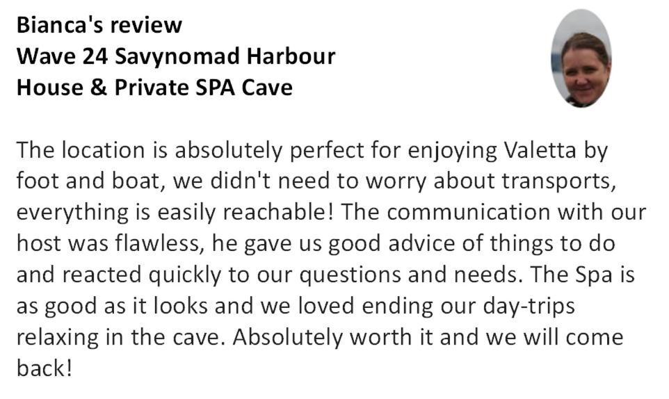 Wave 24 Savynomad Harbour & Private Cave Valletta